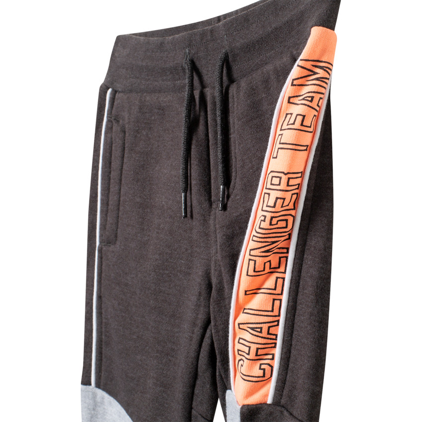 Pantalón de jogging de felpa con bandas 