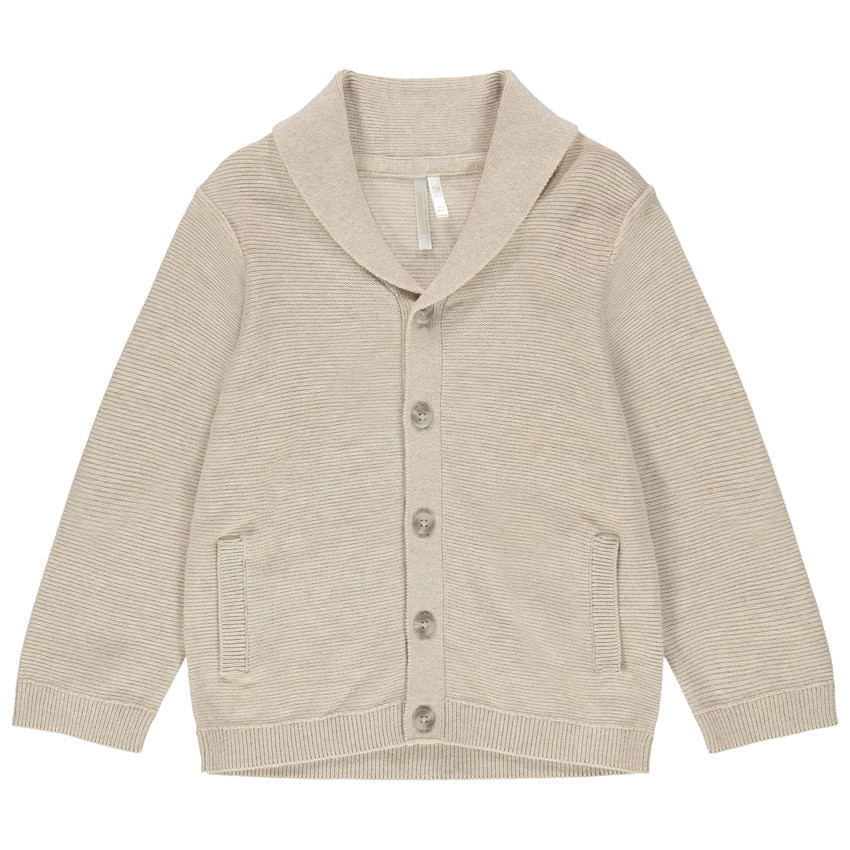 Chaqueta de punto con cuello de chal  Additional Chaqueta de punto con cuello de chal