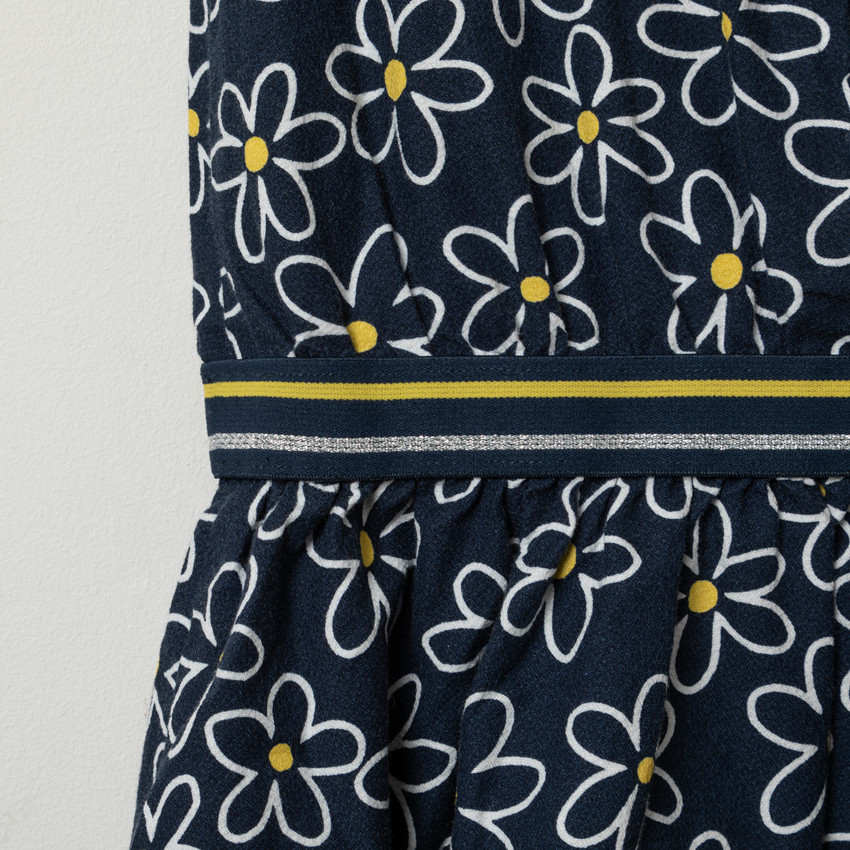 Vestido manga corta estampado flores  Additional Vestido manga corta estampado flores