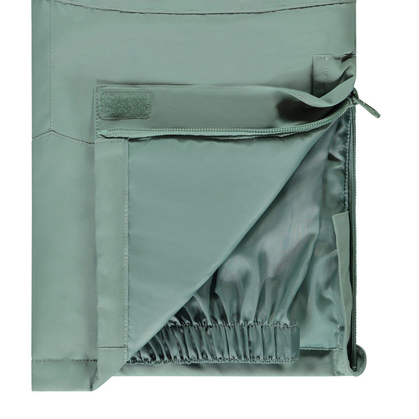 Pantalón de esquí liso con tirantes desmontables para niño 