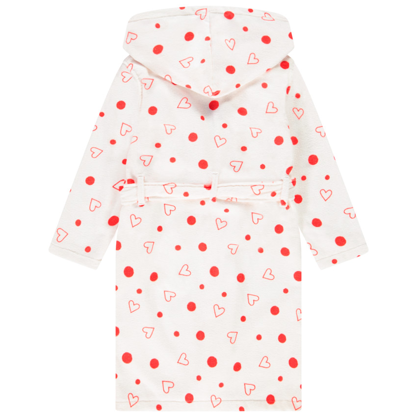 Bata de rizo con estampado para niña  Additional Bata de rizo con estampado para niña
