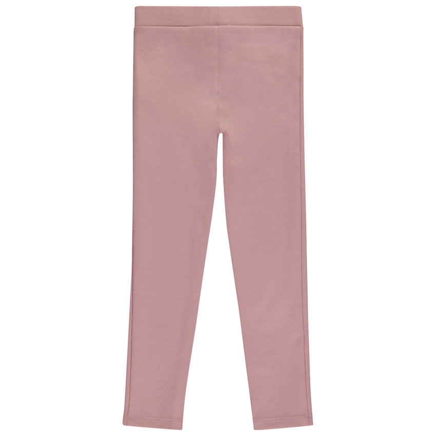 Jeggings de punto milano con cremalleras para niña 