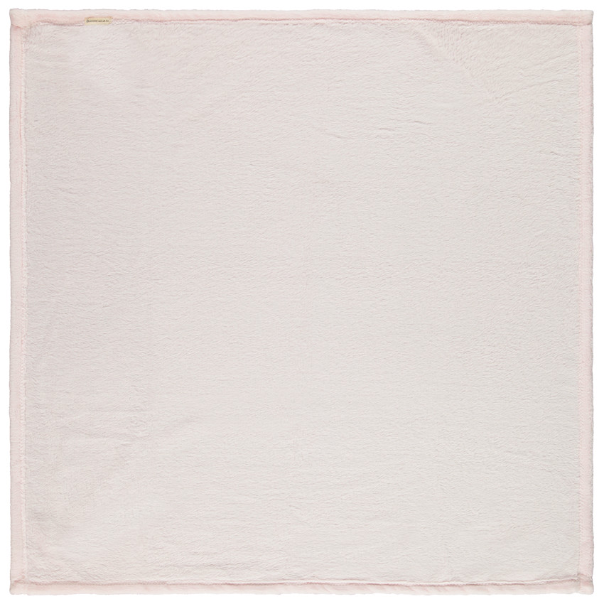 Manta de sherpa unicolor 75 x 75 cm 