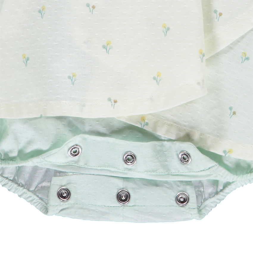 Combinaison corta vestido efecto 2 en 1 fantasía para bebé niña 