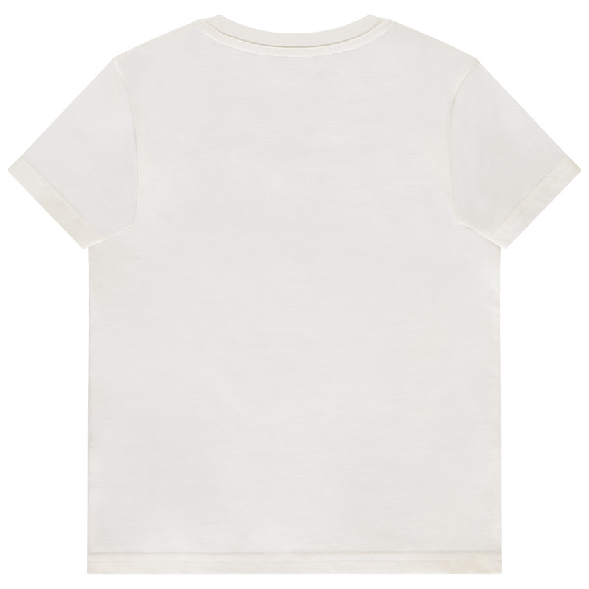 Camiseta manga corta fantasía con bordado para niño 