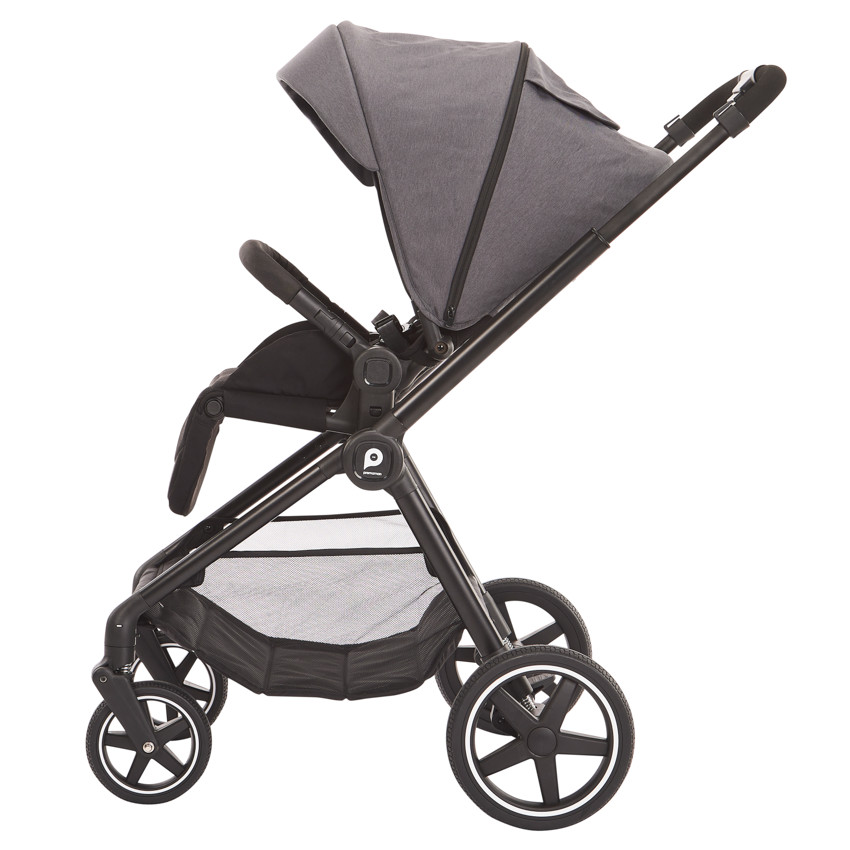 Carrito Trío Athéna con silla de coche i-Prim gris 