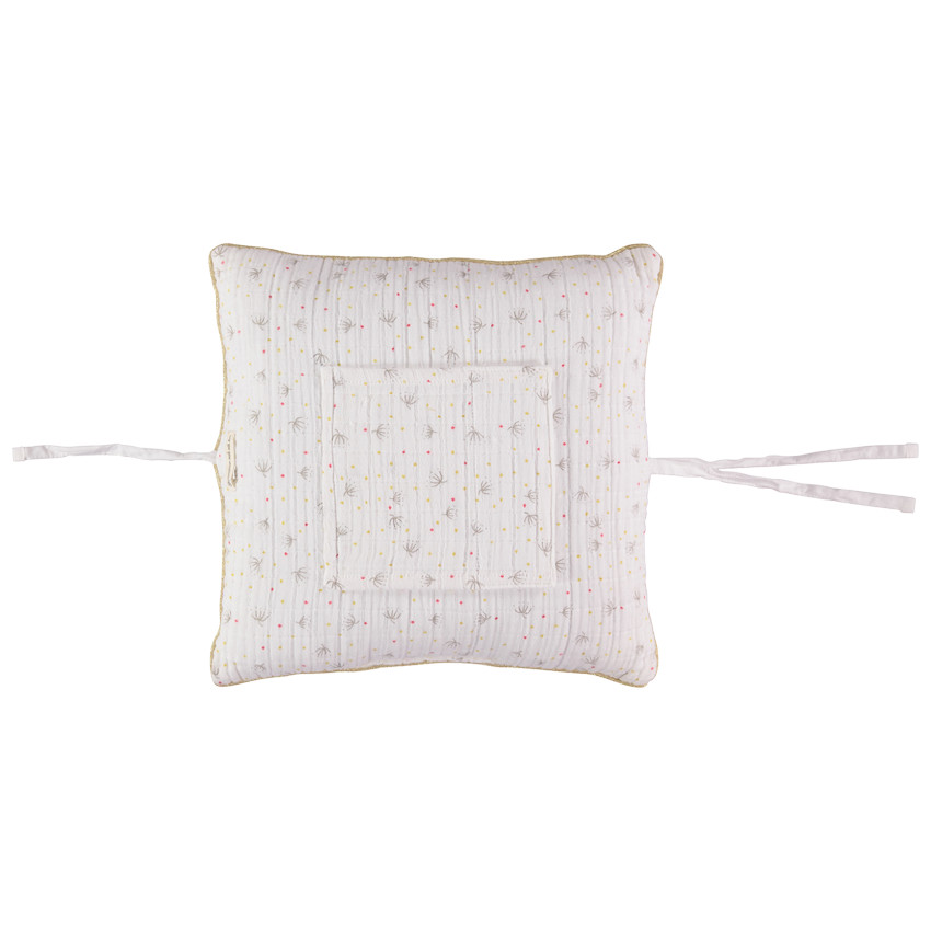 Cojín decorativo modulable en tétra para cuna o parque 