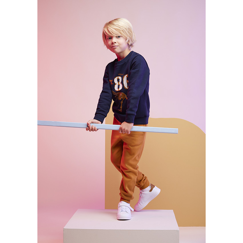 Conjunto de chándal de 2 piezas con estampado de T-rex para niño 