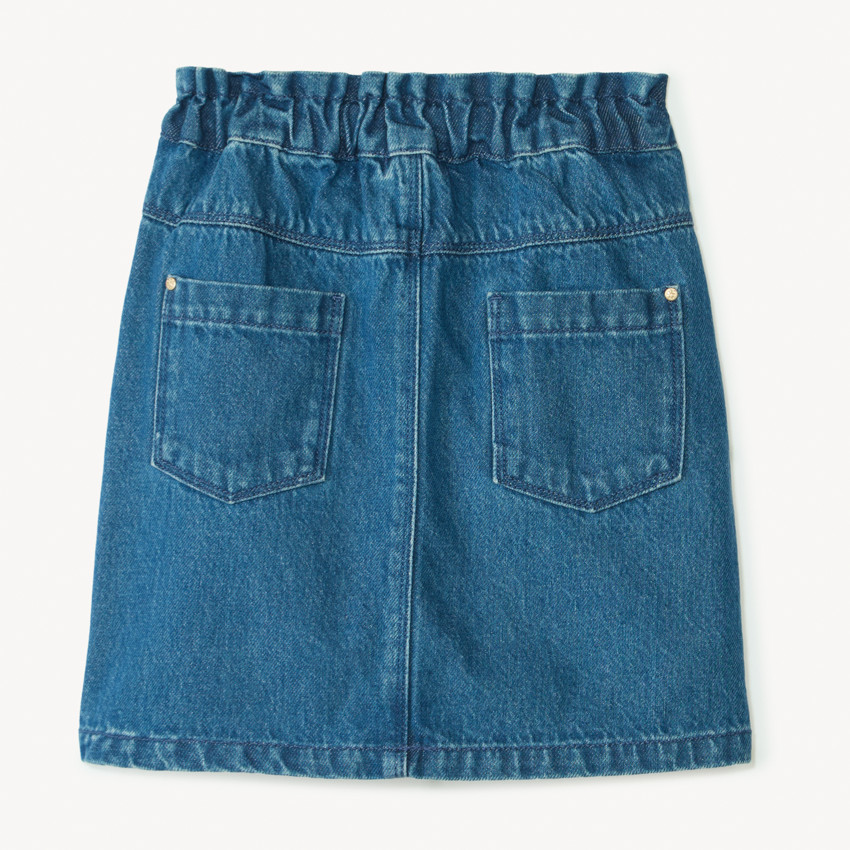 Falda corta de denim niña 