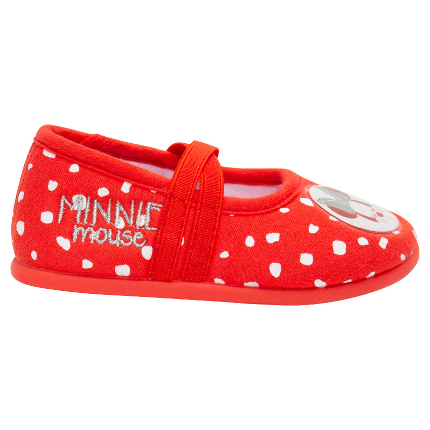 Zapatillas bajas de terciopelo con lunares all over 