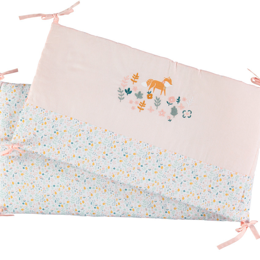 Protector de cuna 3 paneles Bosque Encantado 