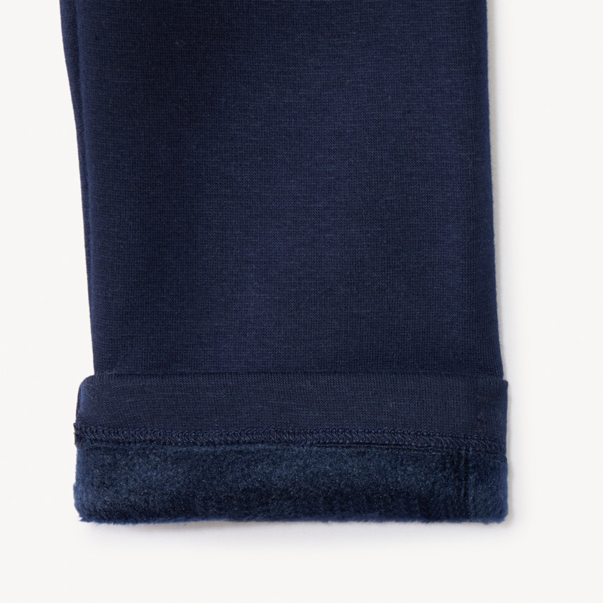 Legging liso con forro de sherpa 