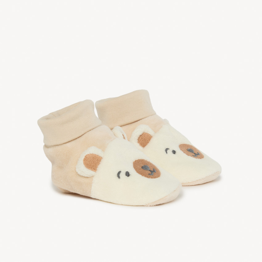 Zapatitos de terciopelo con diseño de oso para bebé  Additional Zapatitos de terciopelo con diseño de oso para bebé