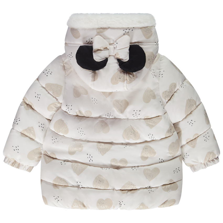 Chaqueta de abrigo con capucha Minnie Disney para bebé niña 