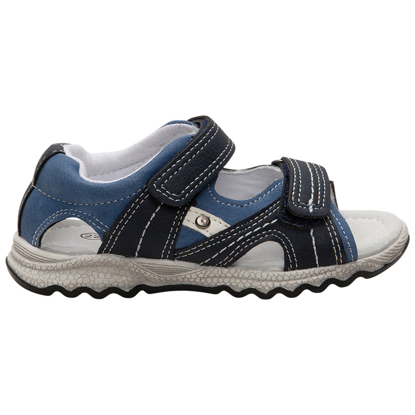 Sandalias con detalles contrastantes y cierre de velcro para niño 